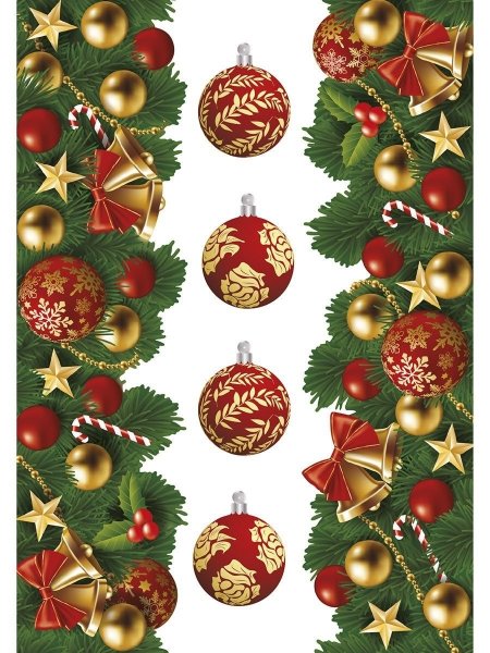 Елочные игрушки наклейки