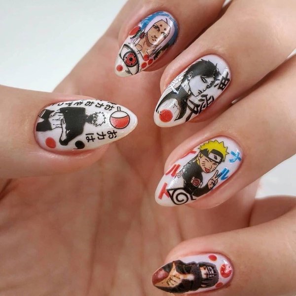 Ногти Наруто