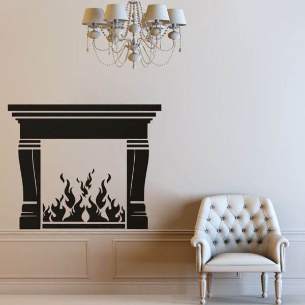 Огонь в интерьере