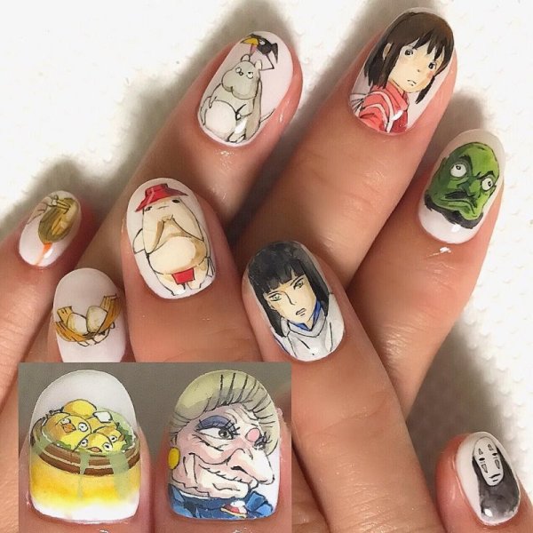 Маникюр Хаяо Миядзаки