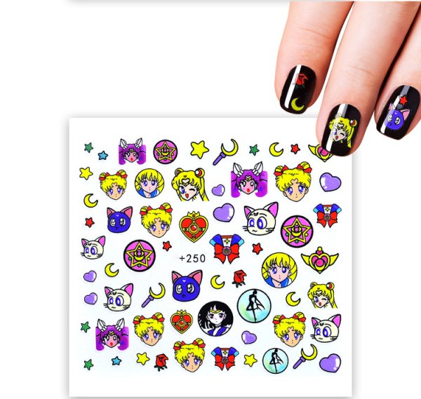 Слайдеры для ногтей Sailor Moon