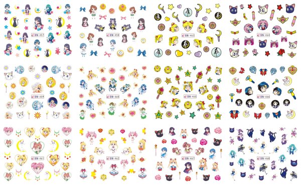 Ногти с Наруто Акацуки