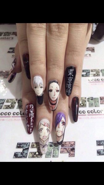 Маникюр в японском стиле