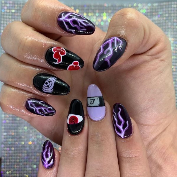 Виниловые наклейки на ногти