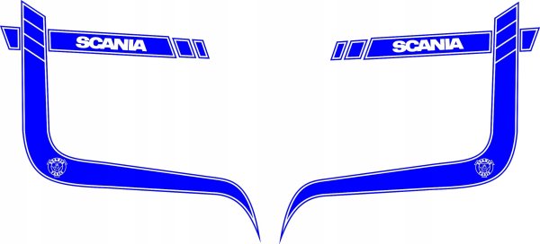 Наклейки на Сканию