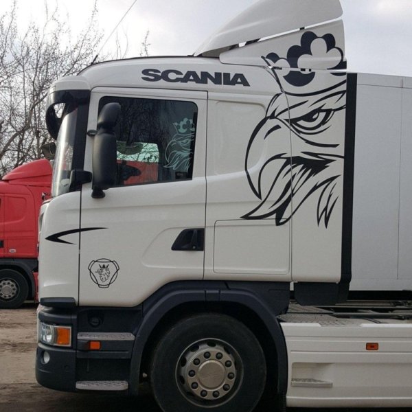 Scania 124 Griffin наклейка