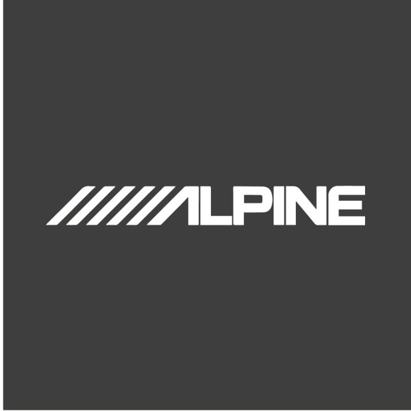 Наклейки Alpine Audio