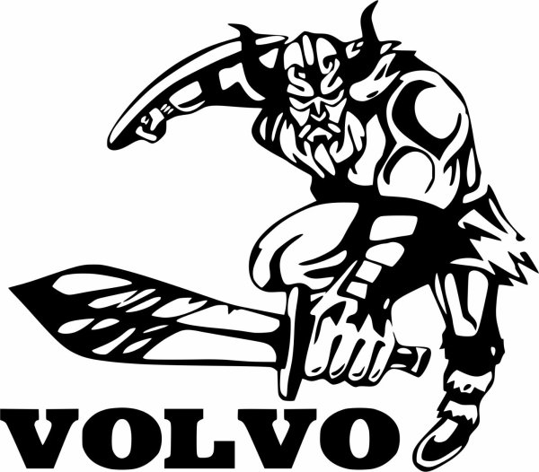 Викинг Вольво наклейка