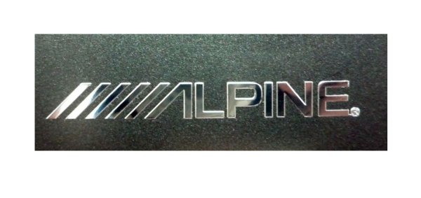 Наклейка на лобовое Alpine
