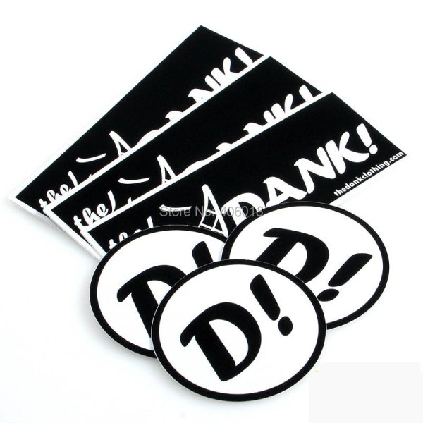 Наклейки с логотипом