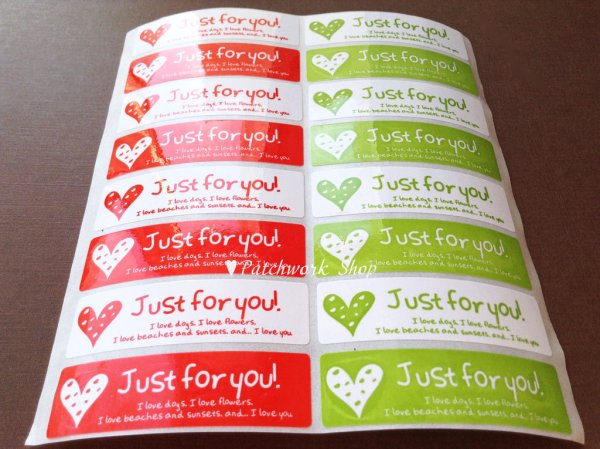 Глянцевая наклейка