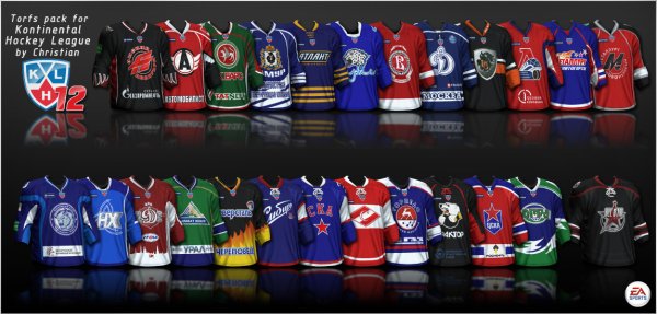 Логотипы команд КХЛ