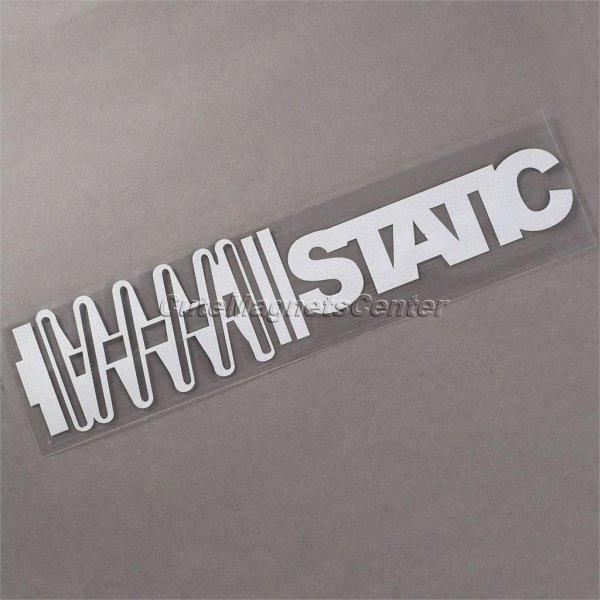 Наклейка на авто "static"