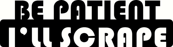 На статике наклейка