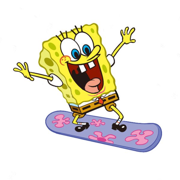 Наклейки для ЛД губка Боб