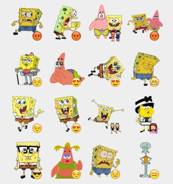 Наклейка Спанч Боб