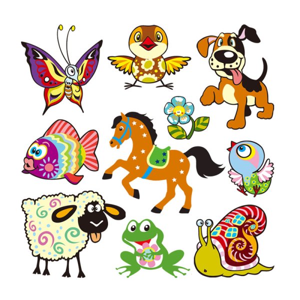 Наклейки с животными