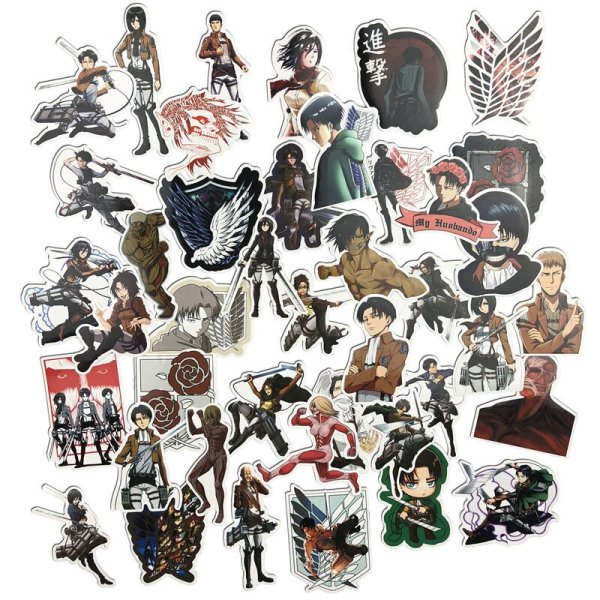 Стикерпак атака титанов