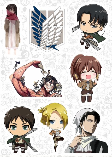 Стикеры Attack on Titan