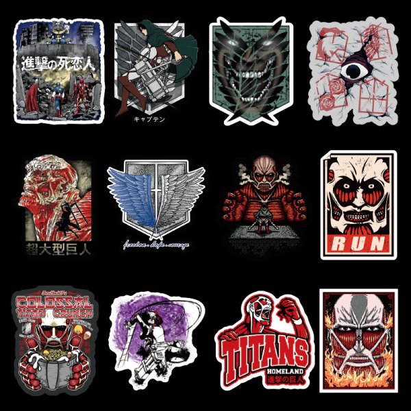 Атака титанов Стикеры телеграмм