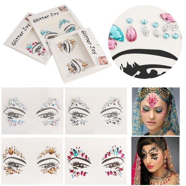 Макияж с наклейками