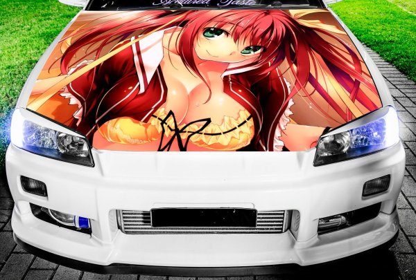 Аниме наклейки на автомобиль