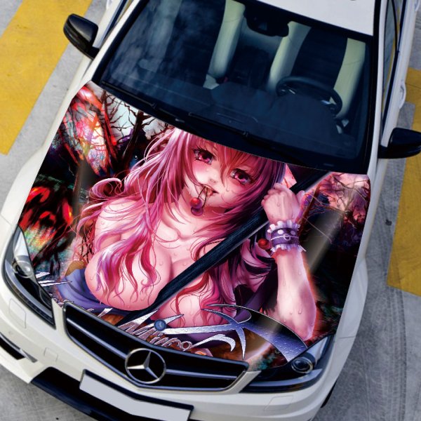 Аниме винил на машину