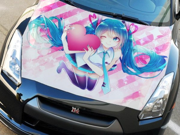 Аниме винил на авто