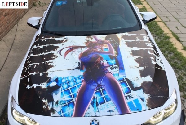 Капот винил для девушки