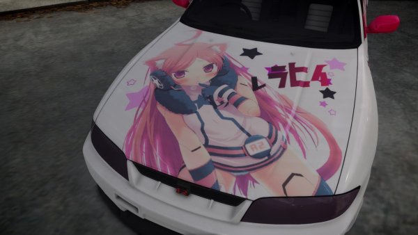 Nissan Skyline r34 аниме винил