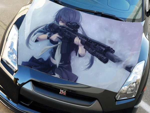 Винил на капот аниме