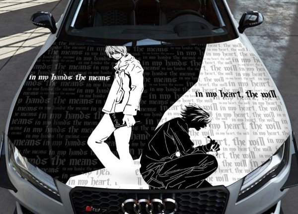 Наклейка на авто тетрадь смерти