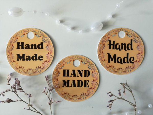 Handmade надпись для печати