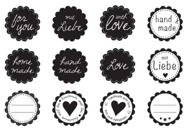 Стикеры хенд мейд