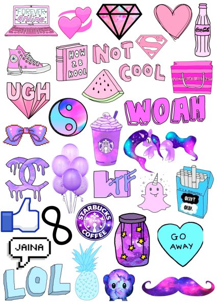 Стикеры для распечатки