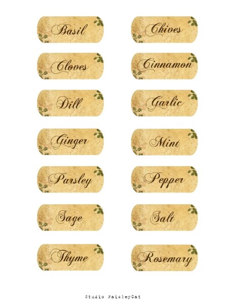 Этикетки для сыпучих продуктов