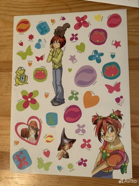 Чародейки наклейки с выпуском журнала