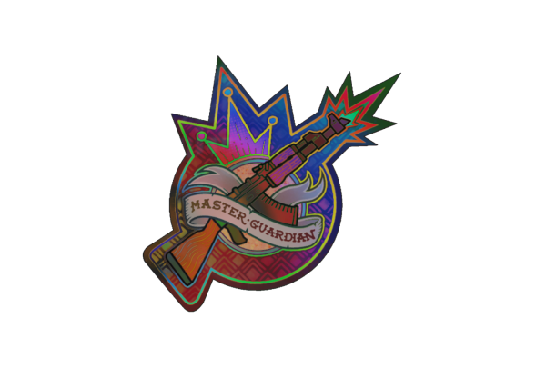 Голографические наклейки КС го