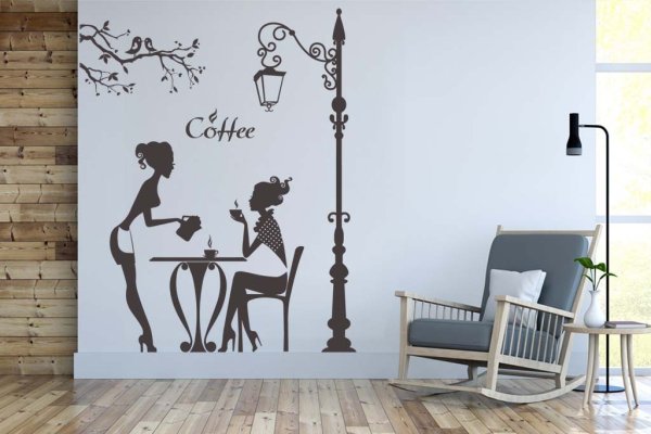 Наклейка интерьерная окно