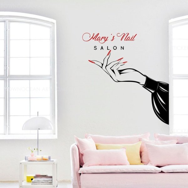 Наклейки на стену в салон