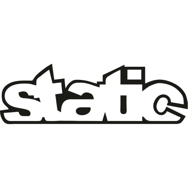 Strictly static наклейка