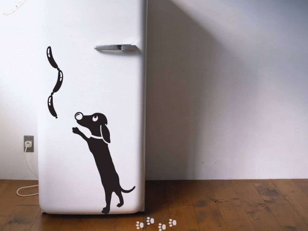 Комплект наклеек на холодильник Topperr Клевер