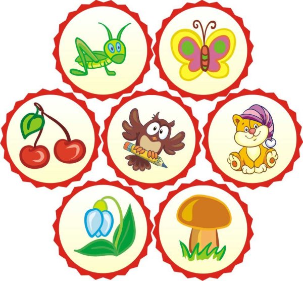 Наклейки на кабинки в детском саду