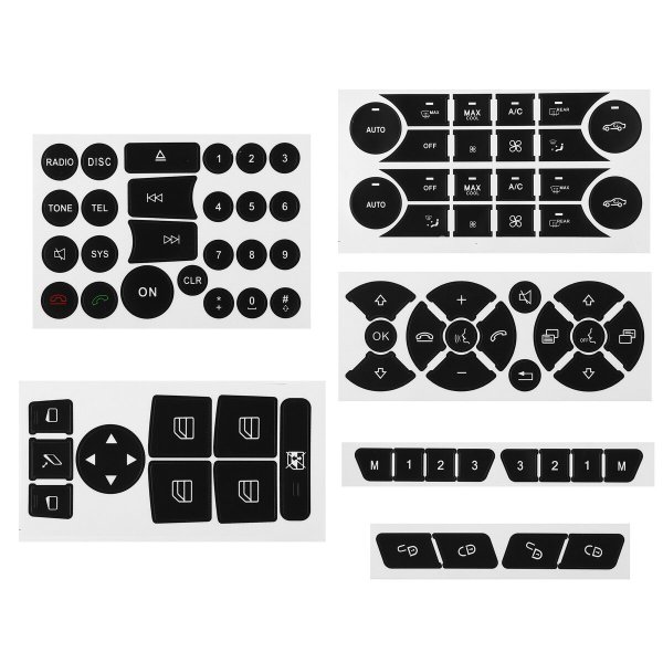 Наклейки для кнопок авто