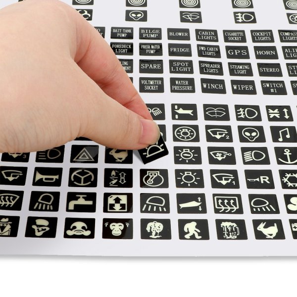 Наклейки на клавиши авто