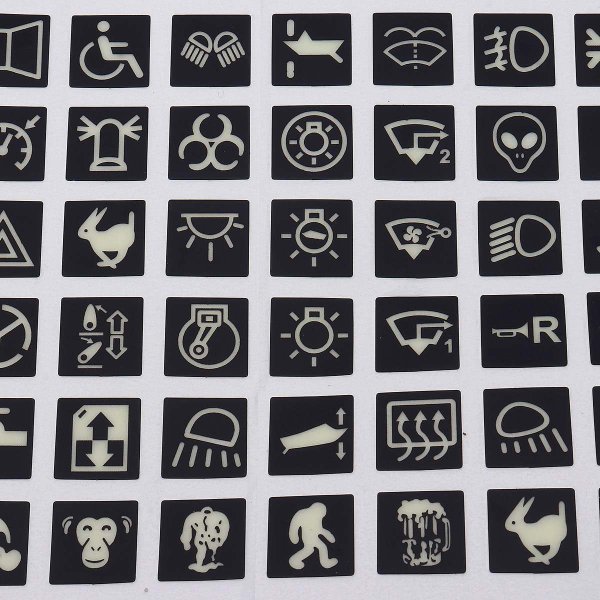 Наклейки на панель приборов МТЗ 80