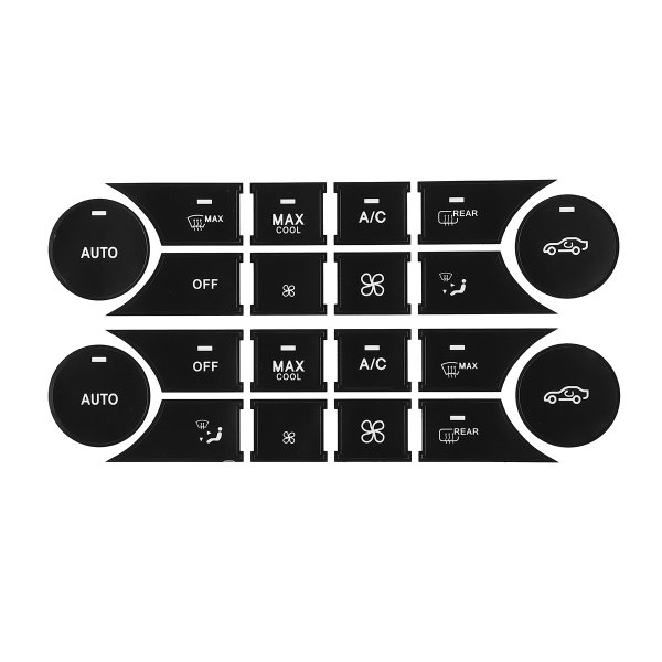 Трафареты кнопок авто