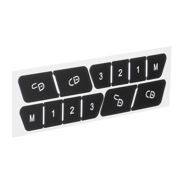 Наклейки для кнопок авто