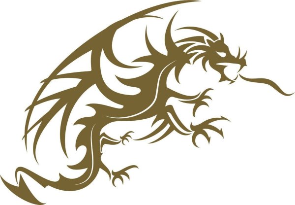 Red Dragon наклейка