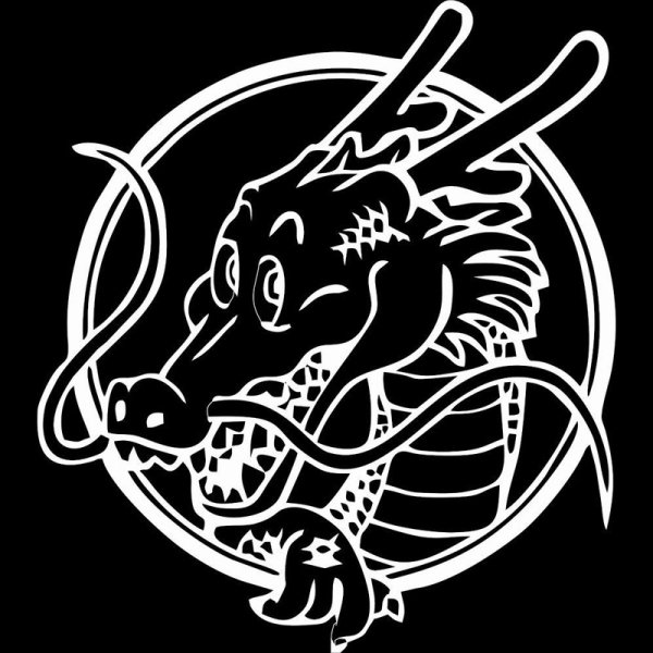 Ручной дракон наклейка для авто